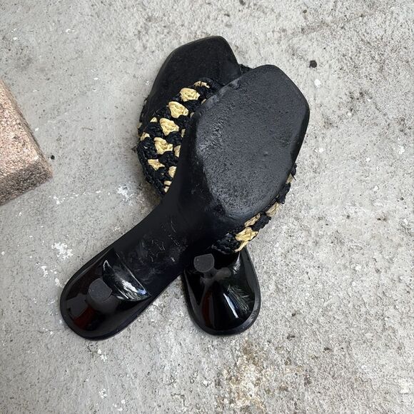 Tory Burch Straw kitten heel mules - Picture 7 of 8